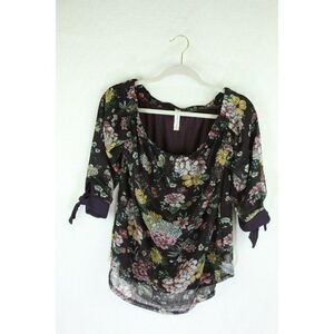Perseption Concept Peasant Top floral